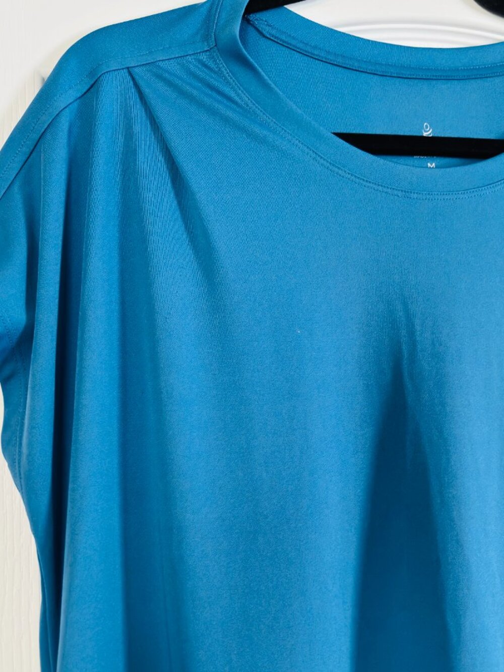 Cuddl Duds Teal Pocket Midi Dress M Soft Stretch Short Sleeve Casual Travel - Picture 12 of 14